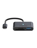 Rapoo USB-C Kartenleser grau