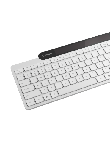 Lenovo Bluetooth-Tastatur mit Selbstladefunktion (weiß)