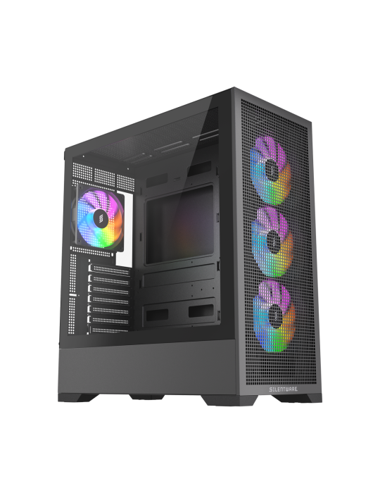 Silentware Core 100 A-RGB Black | PC-Gehäuse