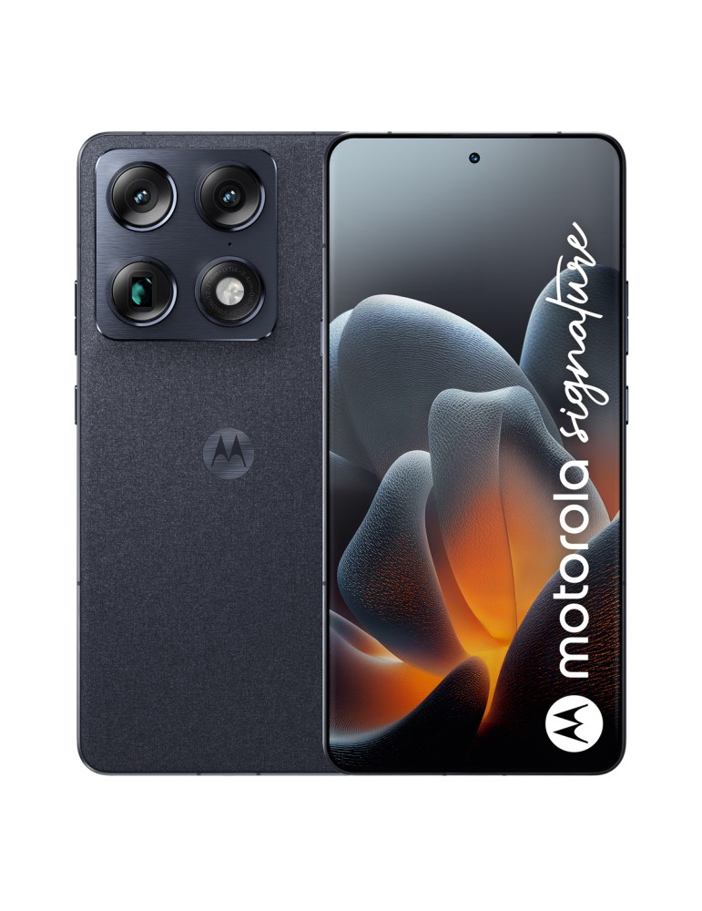 Motorola Signature 512GB Carbon 17,22cm (6,78") AMOLED Display, Android 16, 50MP Triple-Kamera