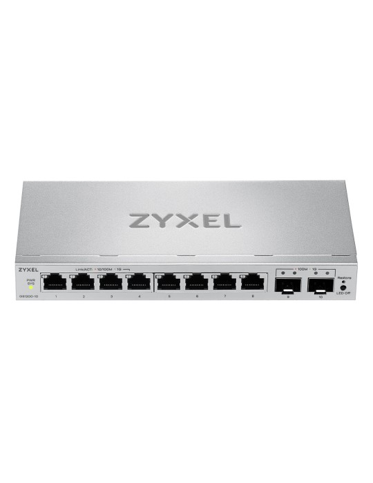 Zyxel GS1200-10v3 Smart Managed Switch 8x Gigabit Ethernet, 2x 1G SFP