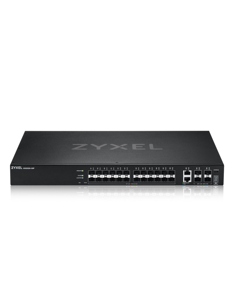 Zyxel XGS2220-30F Managed Switch 24x Gigabit Ethernet, 2x 10G Ethernet, 4x 10G SFP+