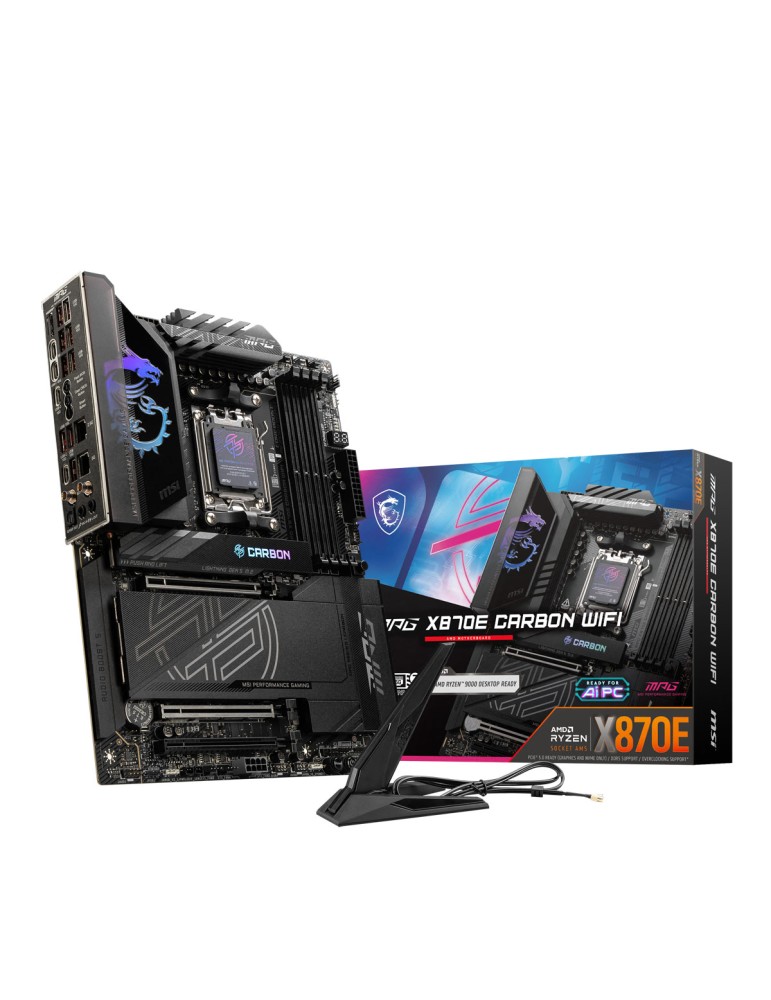 MSI MPG X870E Carbon WIFI Mainboard Sockel AM5