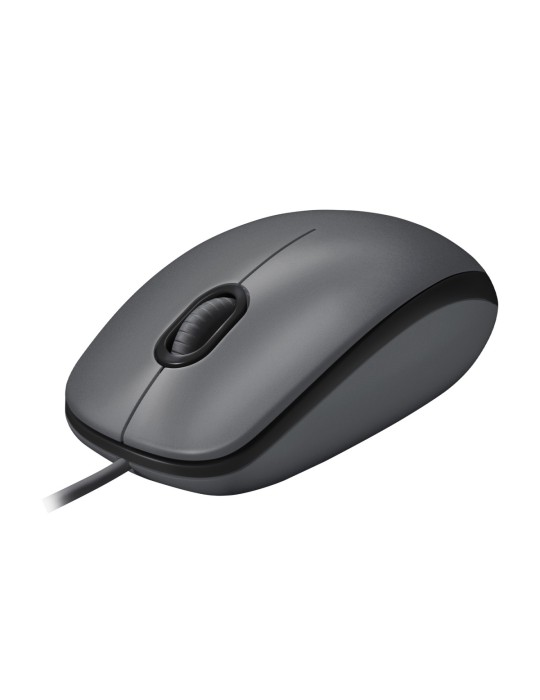 Logitech M100 Maus , Kabelgebunden, USB-Anschluss, Umfassende Kompatibilität