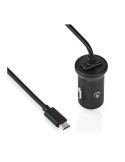 Nedis Auto-Ladegerät 12 W 1x 2.4 A - Anzahl der Ausgänge: 1, Micro USB (Fixed) Kabel, Single Voltage Output
