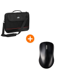 Bundle Pedea Tasche Trendline 17,3" + Rapoo Maus "1620" Notebooktasche bis 17,3", Kabellose Maus mit 2,4 GHz Verbindung