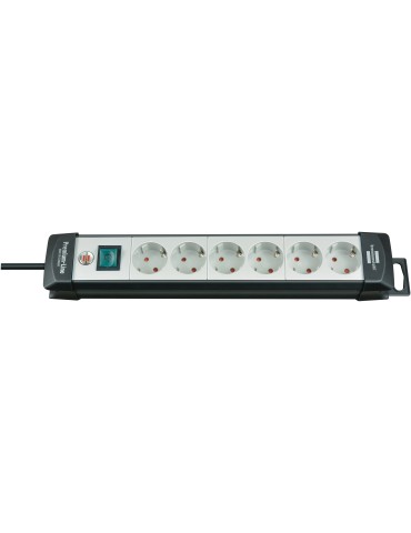 Brennenstuhl Premium-Line Steckdosenleiste 6-fach, 5m