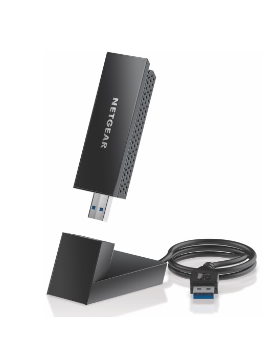NETGEAR Nighthawk WiFi 6E Adapter (A8000) AX3000 Tri-Band, USB 3.0