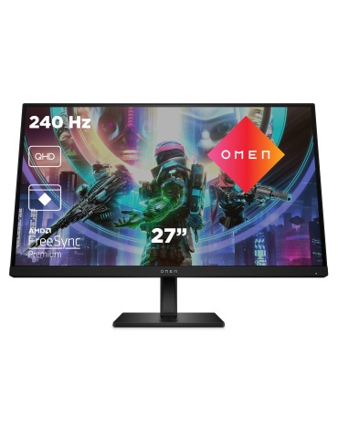 HP Omen 27qs Gaming Monitor - IPS, QHD, 240Hz, Höhenverstellung