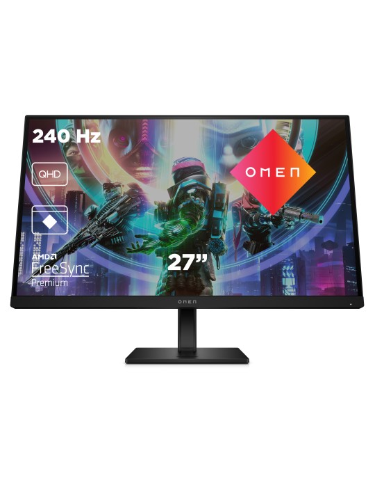 HP Omen 27qs Gaming Monitor - IPS, QHD, 240Hz, Höhenverstellung