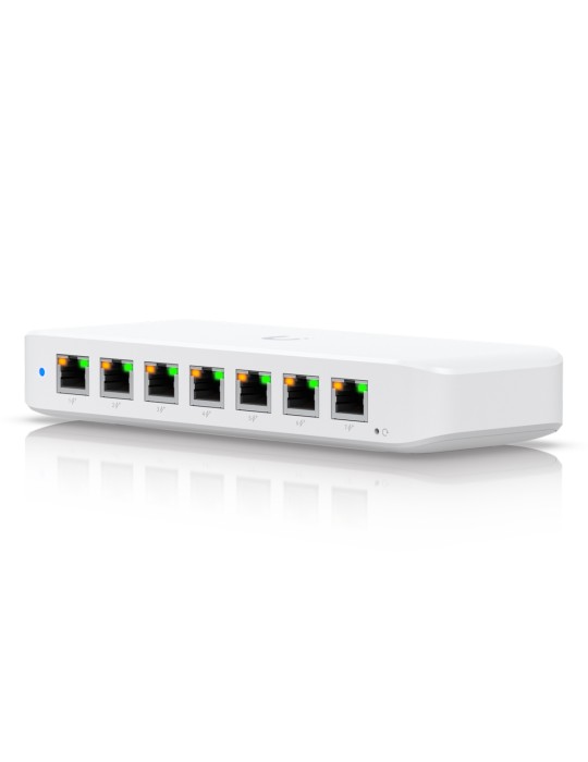 Ubiquiti Ultra 60W 8-Port Managed Switch 8x Gigabit Ethernet (7x PoE+), 1x PoE++ (zur Stromversorgung), 60W AC Adapter