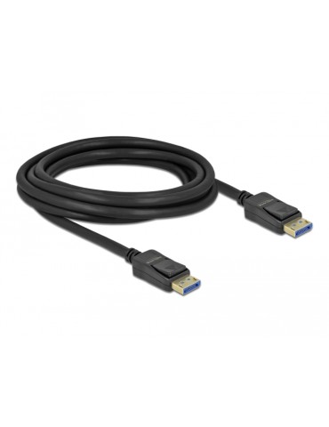 Delock DisplayPort Kabel 10K 60 Hz 54 Gbps Kunststoffgehäuse 3 m