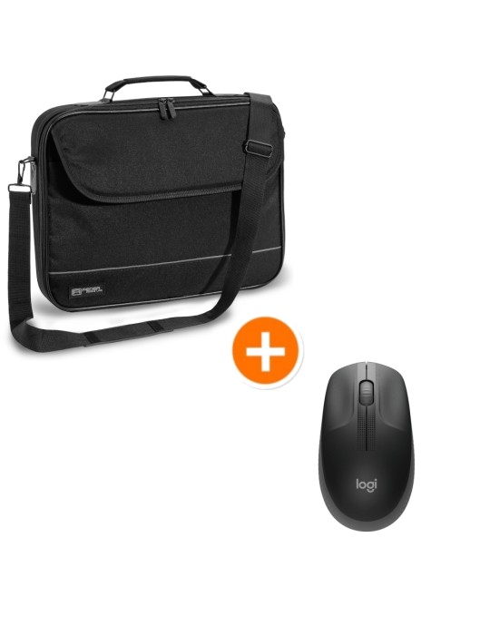 PEDEA Notebooktasche "FAIR", 15,6" + Logitech M190 Wireless Maus
