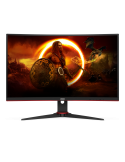 AOC Gaming C27G2E - 27 Zoll Full HD Curved Monitor, 165 Hz, 1 ms GtG, FreeSync Premium (1920x1080, VGA, HDMI, DisplayPort) schwa