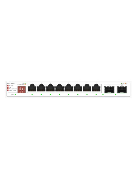 ASUS QG-U1080 Unmanaged Switch 8x 2.5G Ethernet, 2x 10G SFP+