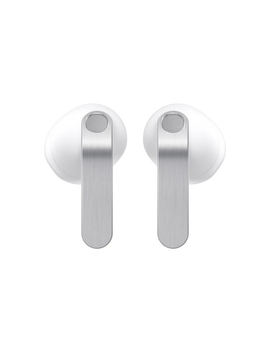 Samsung Galaxy Buds4 SM-R540, White Adaptive ANC, Bis zu 6 Stunden Wiedergabezeit, Klarer Klang mit spürbarer Tiefe dank 11-mm-L