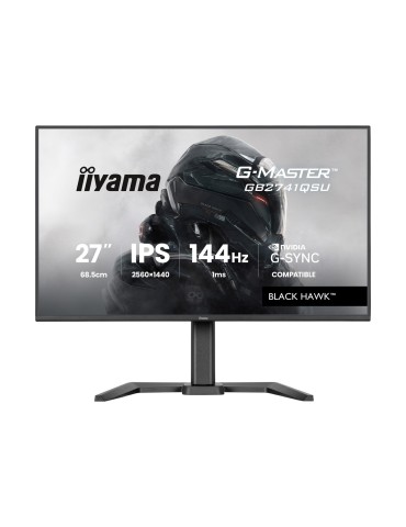 Iiyama GB2741QSU-B1 Gaming Monitor 27? QHD IPS?Panel, 144 Hz, 1 ms MPRT, FreeSync und G?Sync kompatibel