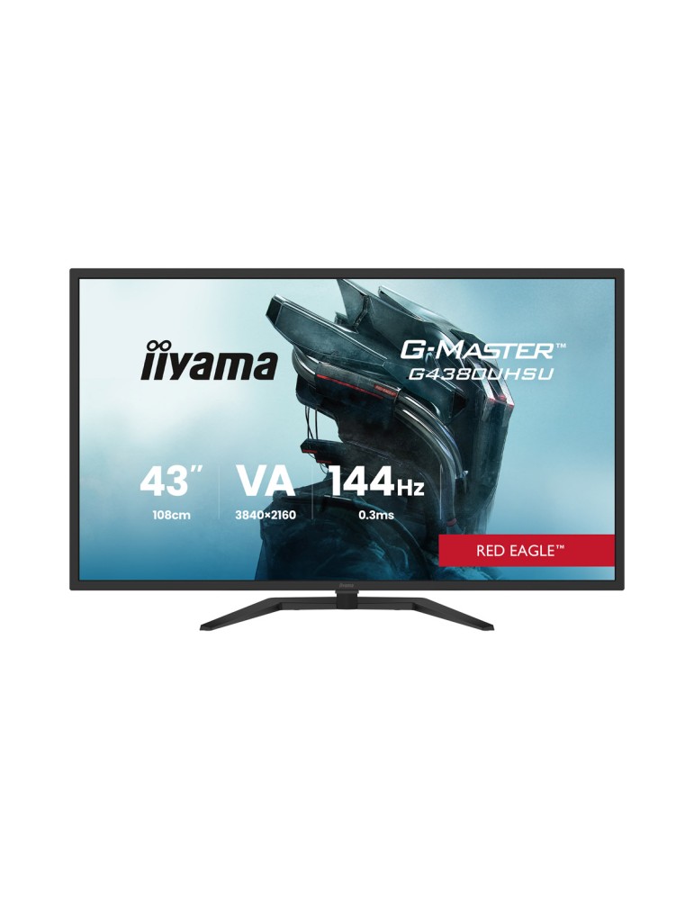 Iiyama G4380UHSU-B2 Gaming Monitor 42.5? 4K UHD VA, 144 Hz, 0.3 ms MPRT, USB-Hub, USB-C, Adaptiv Sync