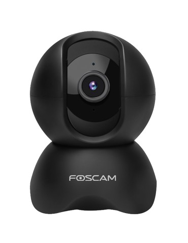 Foscam X5 Überwachungskamera Schwarz 5MP (2592x1944), WLAN, Schwenken/Neigen, 8m Nachtsicht, Personenerkennung