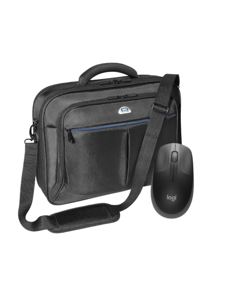 PEDEA Notebooktasche "Premium", 15,6" + Logitech M190 Maus