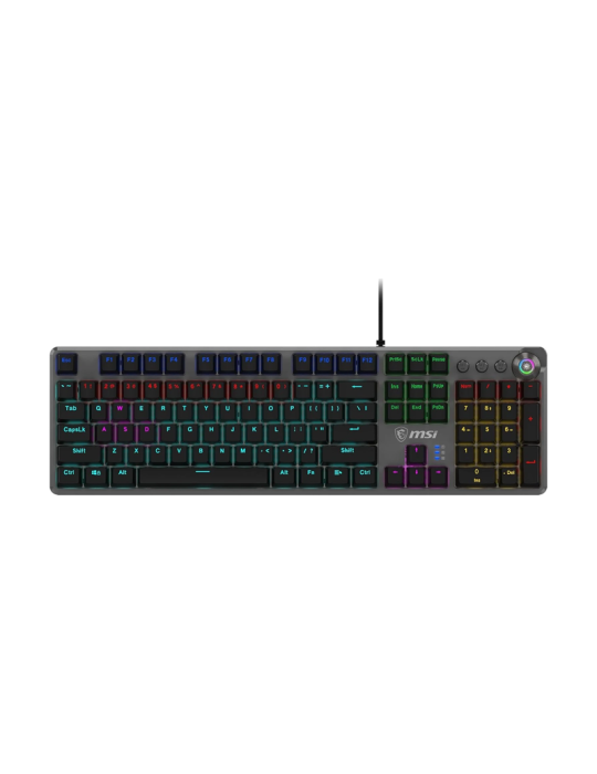 MSI FORGE GK310 Gaming Tastatur mechanische Gaming Tastatur mit RGB-Beleuchtung