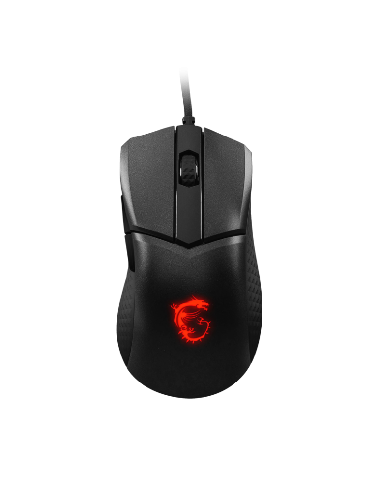 MSI Clutch GM31 Gaming Maus leichte Gaming Maus mit 12.000 dpi und RGB-Beleuchtung