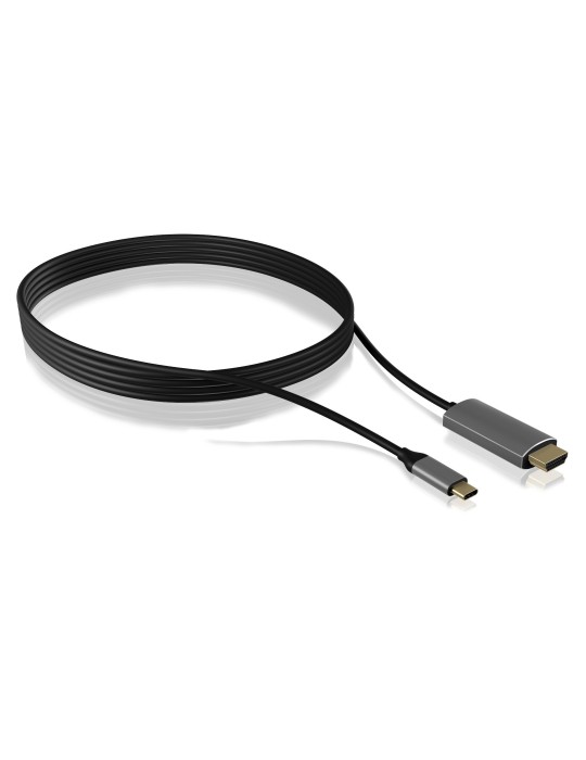 ICY BOX USB Type-C zu HDMI Kabel - 3840x2160 60Hz Unterstützt HDCP 2.2