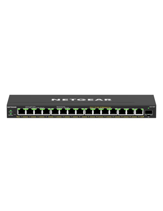 NETGEAR GS316EP SOHO Plus Switch [16x Gigabit Ethernet, 15x PoE+, 180W]