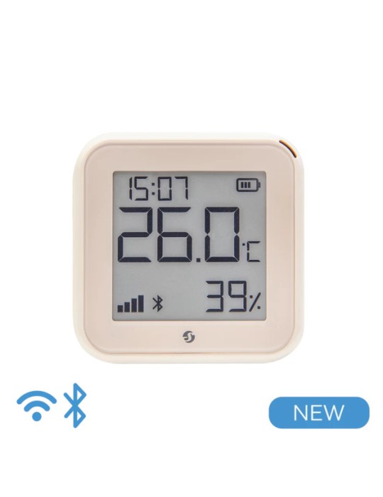 Shelly H&T Gen. 3 Temperatur- & Luftfeuchtigkeitssensor - Temperatur und Luftfeuchtigkeitssensor mit WLAN und Bluetooth - in der