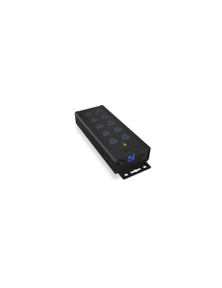 ICY BOX IB-HUB1703-QC3 - 7 Port USB 3.0 Hub mit 3 Ladeanschlüsse