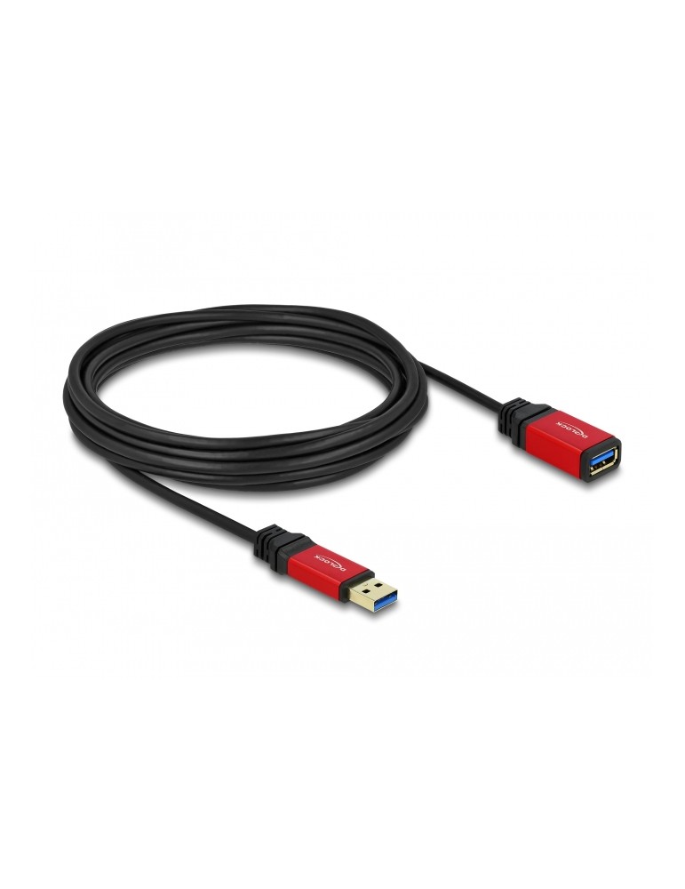 Delock Verlängerungskabel USB 3.0 Stecker  USB 3.0 Buchse 5 m, Premium