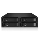ICY BOX Backplane für 4x 2,5" SATA/SAS HDD/SSD - LED Anzeige Unterstützt SATA III