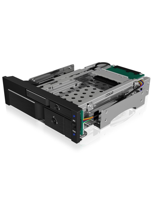 ICY BOX IB-173SSK 2-fach Wechselrahmen für 1x 2,5" und 1x 3,5" SATA/SAS Festplatten