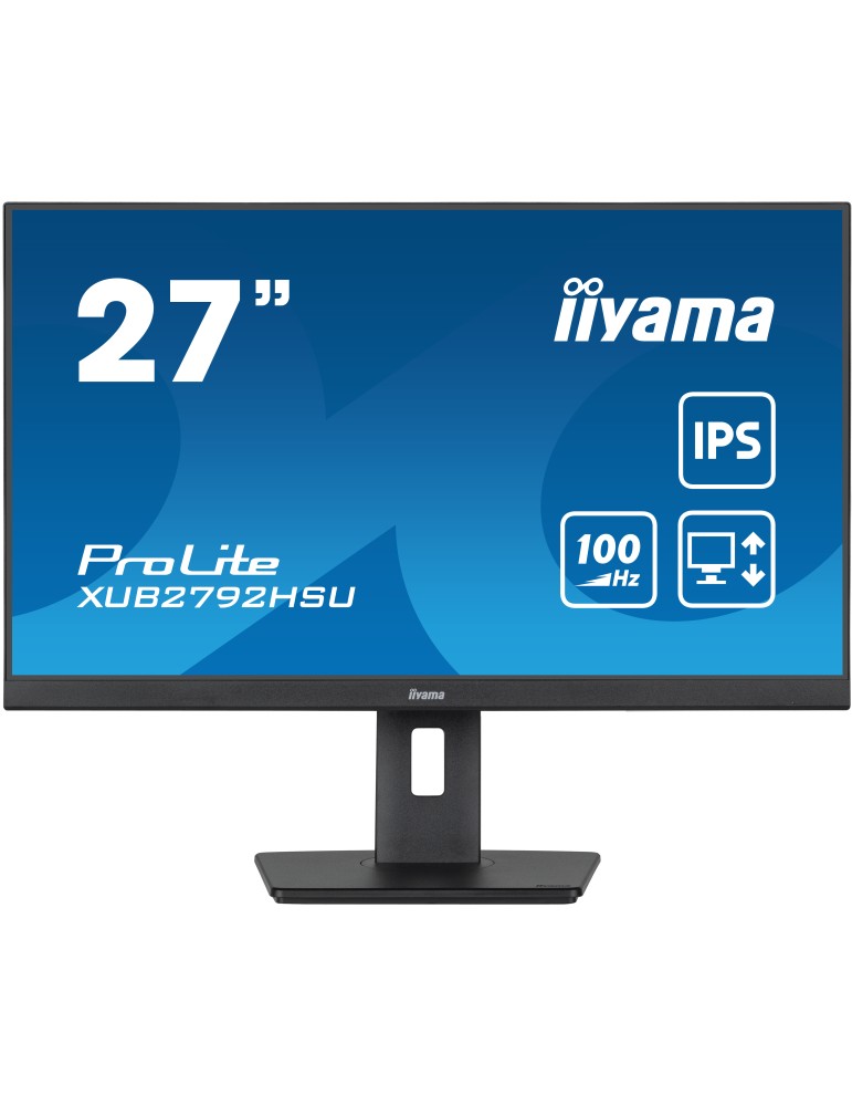 Iiyama ProLite XUB2792HSU-B6 Full-HD Monitor - IPS, Pivot, USB