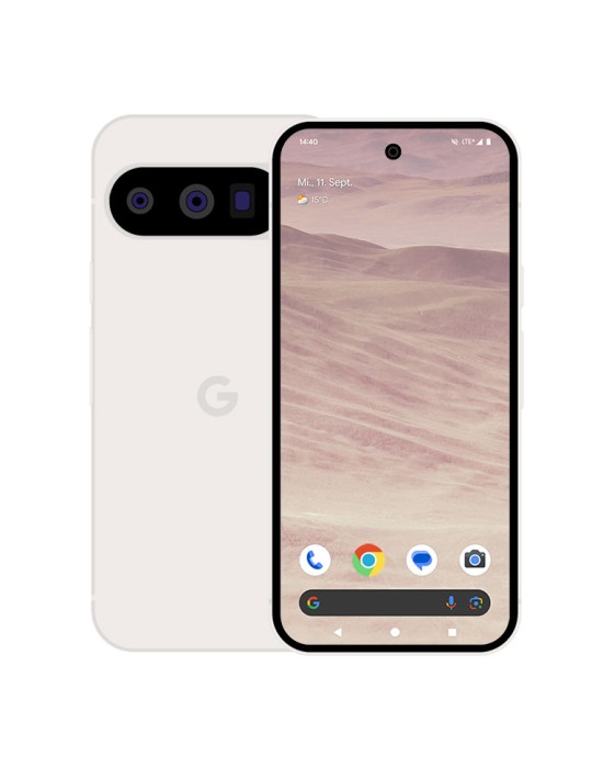 Google Pixel 9 Pro 128GB Porcelain 16,1cm (6,3") LTPO-OLED Display, Android 14 / Pixel UI, 50MP Triple-Kamera