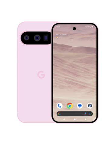 Google Pixel 9 Pro 128GB Rose Quartz 16,1cm (6,3") LTPO-OLED Display, Android 14 / Pixel UI, 50MP Triple-Kamera