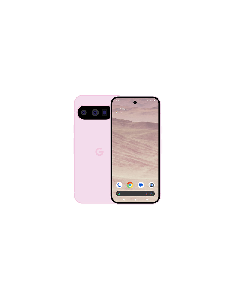 Google Pixel 9 Pro 128GB Rose Quartz 16,1cm (6,3") LTPO-OLED Display, Android 14 / Pixel UI, 50MP Triple-Kamera