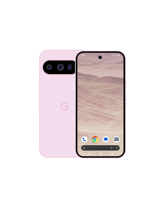 Google Pixel 9 Pro 128GB Rose Quartz 16,1cm (6,3") LTPO-OLED Display, Android 14 / Pixel UI, 50MP Triple-Kamera