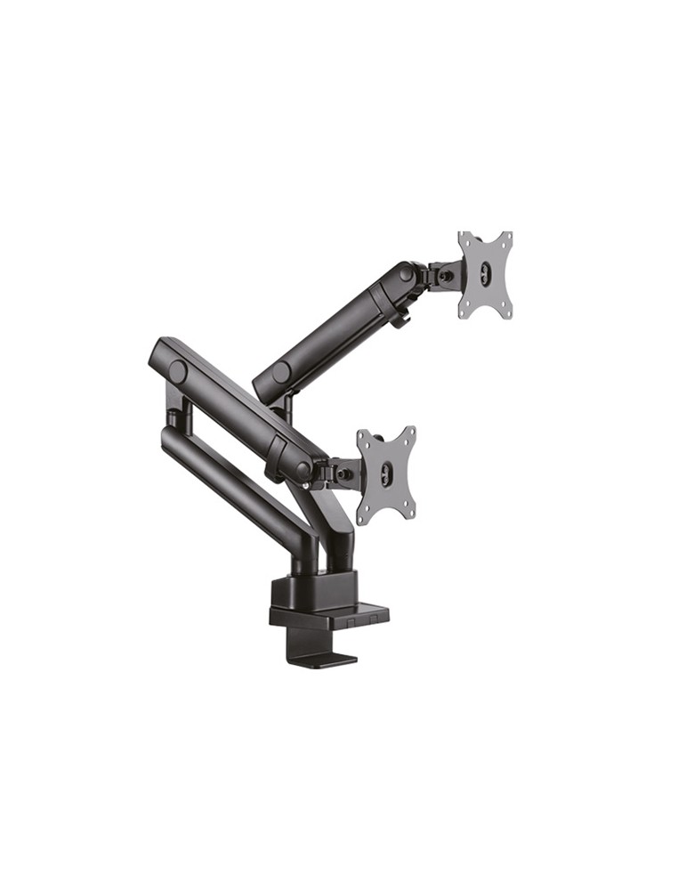 ICYBOX Monitorständer, für 2x Monitore, bis zu 32" mit Tischhalterung