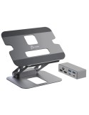 j5create Notebookständer + Dual 4K Dockingstation HDMI, USB 3.2, USB-C