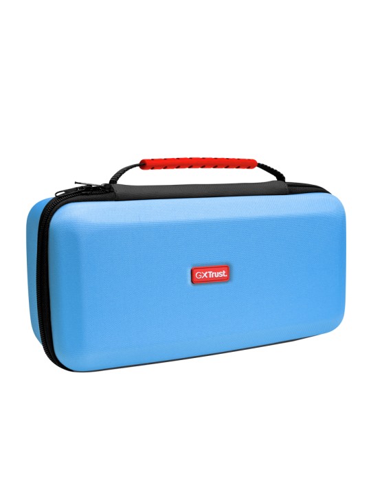 Trust GXT1252B XL Hardcase für Nintendo Switch 2 XL Hartschalenetui für optimalen Schutz für Konsole und Zubehör, blau