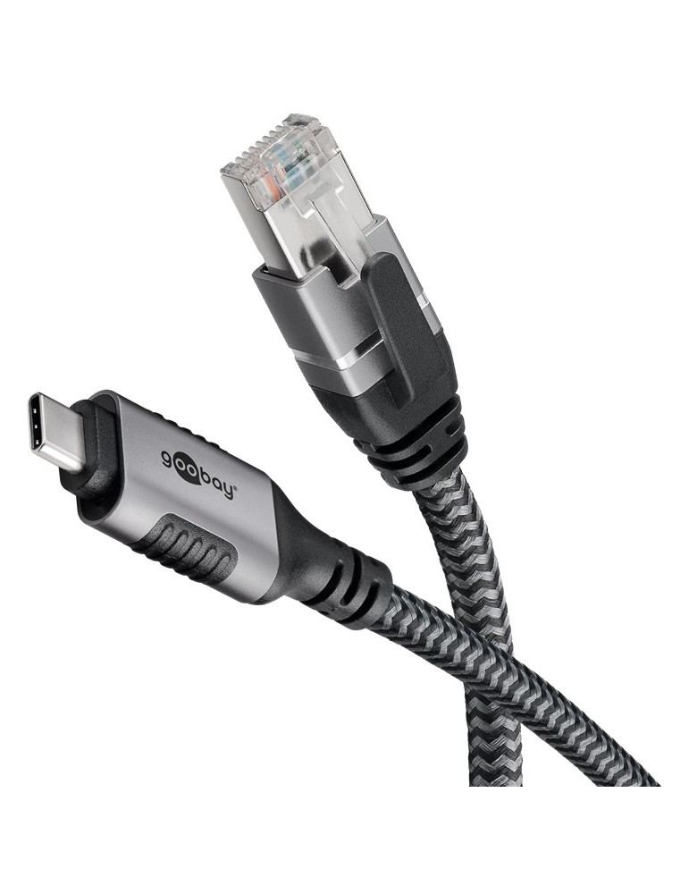 Goobay Ethernet-Kabel USB-C™ 3.1 auf RJ45, 5 m