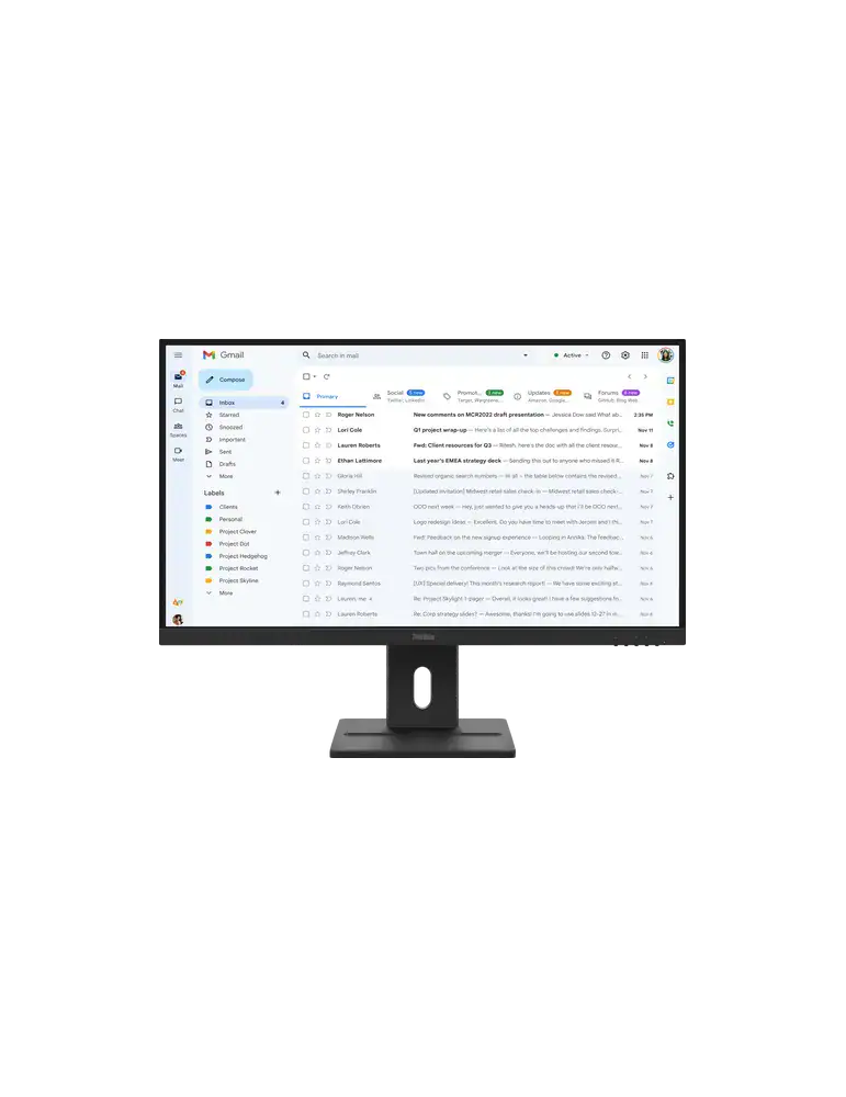 Lenovo ThinkVision E27-40 Business Monitor ENERGY STAR® Certified, TCO 10, TCO Edge 2.1, EPEAT™ Gold