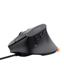 MAU Trust Gaming GXT145 REXXA Gaming Maus ergonomische vertikale Gaming Maus mit RGB-Beleuchtung
