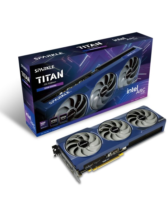 Sparkle Arc B580 TITAN OC Grafikkarte - 12GB GDDR6, HDMI, DP, 2x DP