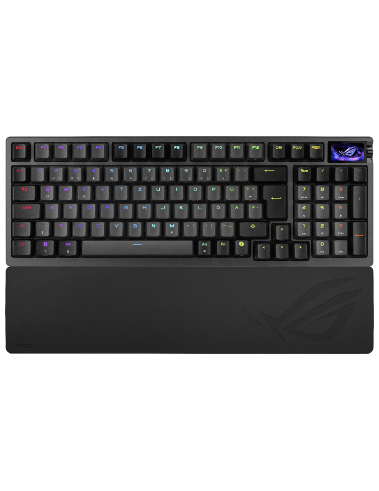 ASUS ROG Azoth 96 HE kabellose Gaming Tastatur mit magnetischen Switches und 8K-Polling-Rate