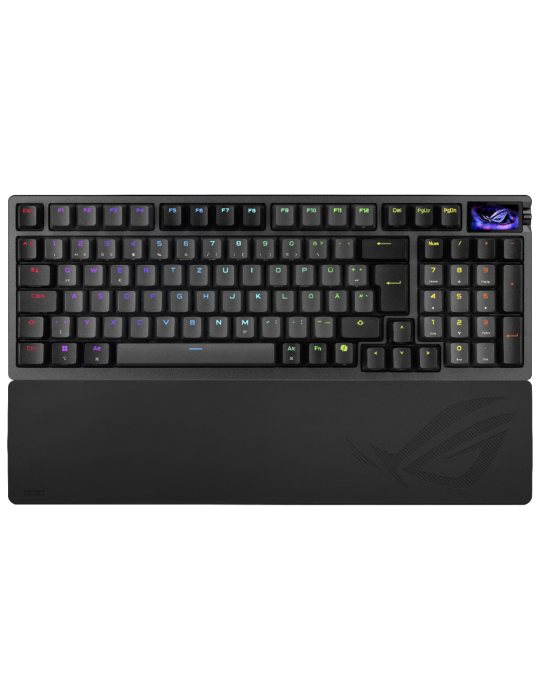 ASUS ROG Azoth 96 HE kabellose Gaming Tastatur mit magnetischen Switches und 8K-Polling-Rate