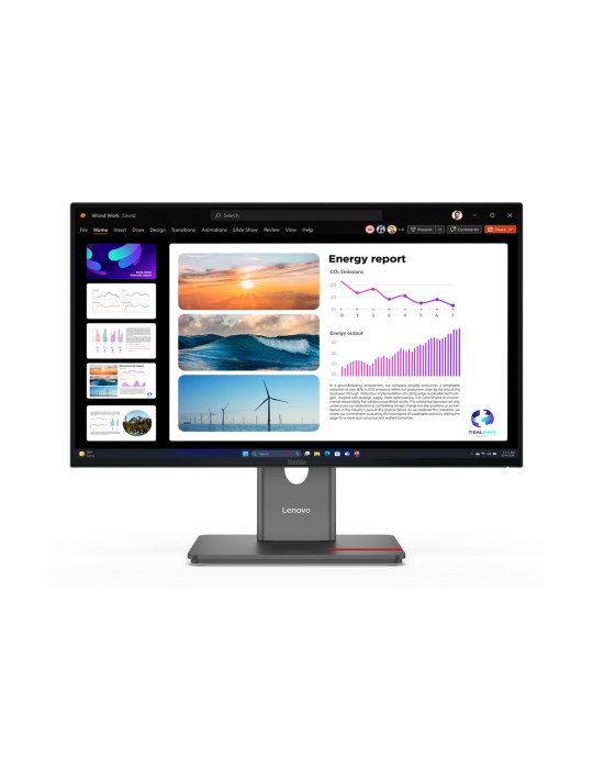 Lenovo ThinkVision P24Q-40 23.8" QHD IPS, 120HZ, 6ms, HDMI, DisplayPort, USB-C (PD 15W)