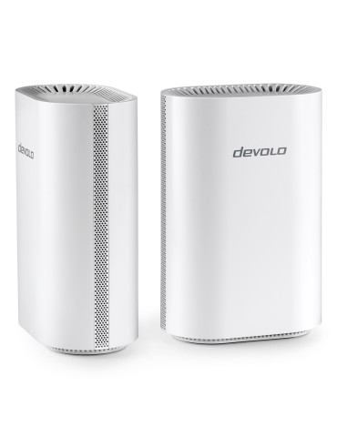 devolo WiFi 7 BE6500 Mesh System 2er Pack BE6500 Dualband, 1x 2.5G WAN/LAN und 3x 1G LAN (pro Einheit)