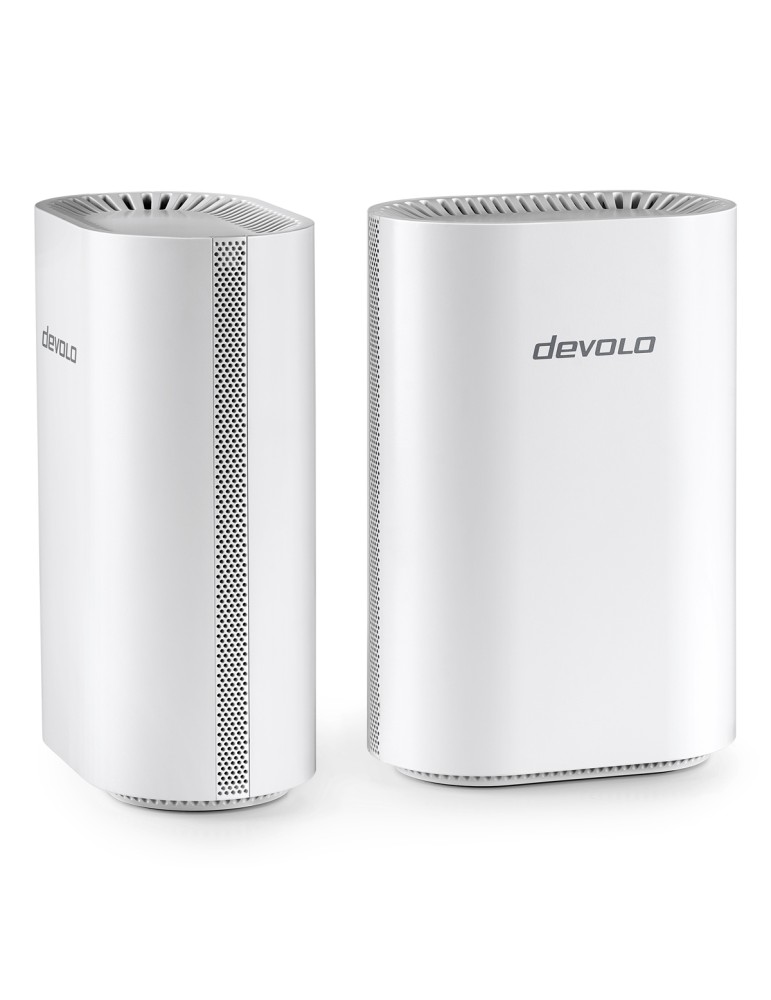 devolo WiFi 7 BE6500 Mesh System 2er Pack BE6500 Dualband, 1x 2.5G WAN/LAN und 3x 1G LAN (pro Einheit)
